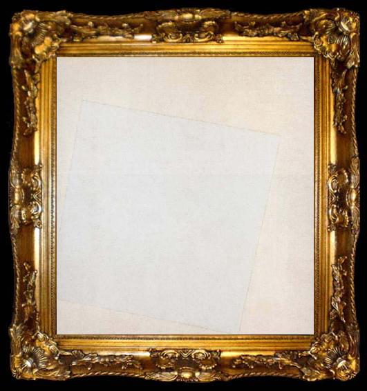 framed  Kazimir Malevich Suprematist Composition White on White,, ta009-2